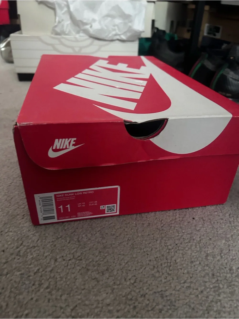 Nike Black and White Low-Top Sneakers